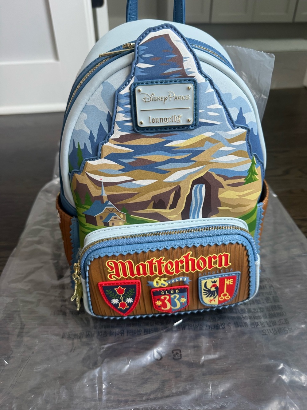 Club 33 Disneyland 65th Anniversary Matterhorn Mini Backpack NWT (Collectible)